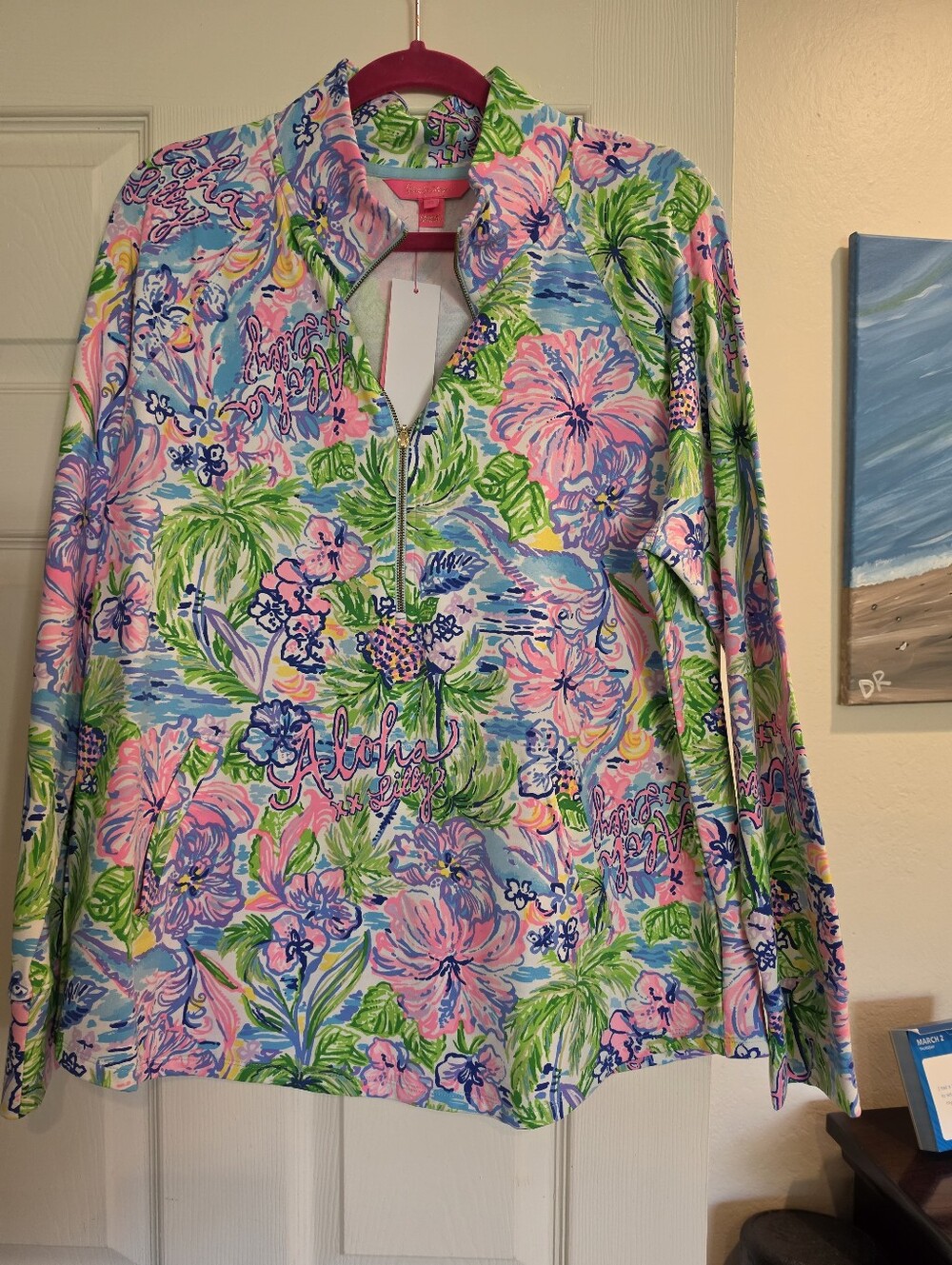 Lilly Pulitzer NWT XL Lilly Loves Hawaii Popover